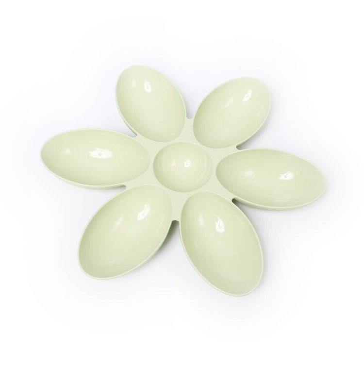 Petal-Shaped Dog Bowl Set