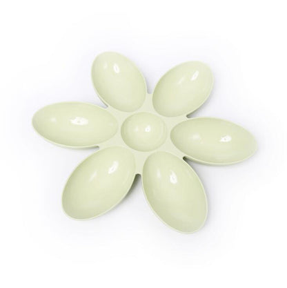 Petal-Shaped Dog Bowl Set
