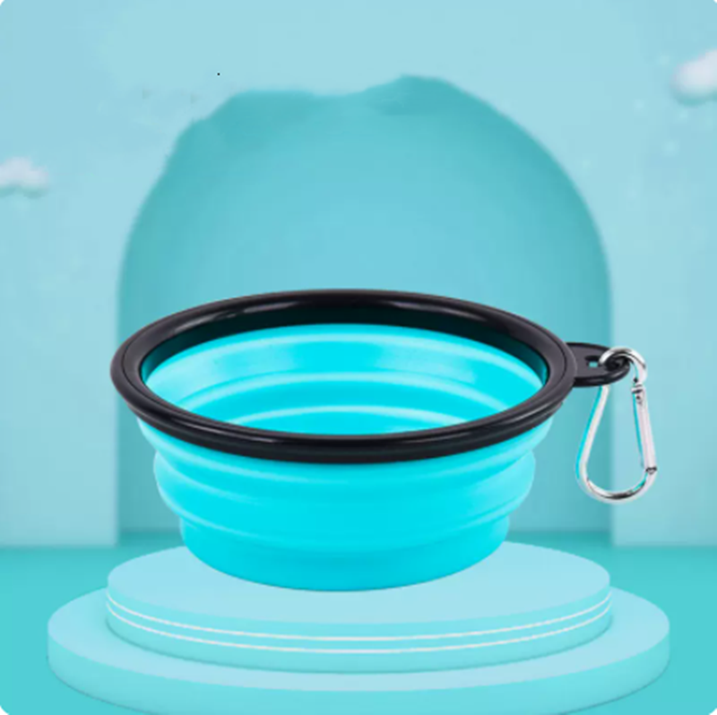 Collapsible Silicone Travel Dog Bowl