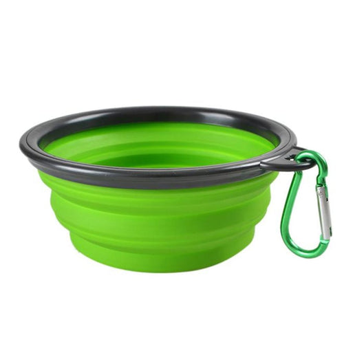 Collapsible Silicone Travel Dog Bowl