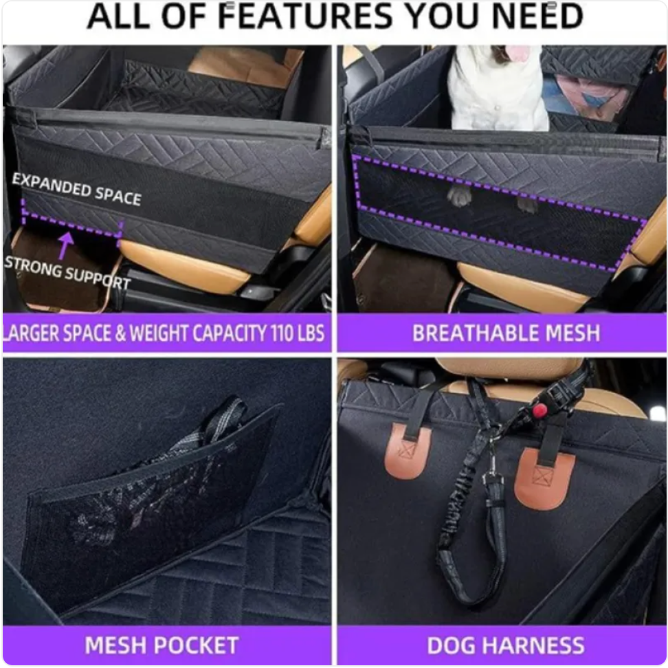 Waterproof Dog Car Travel Bed