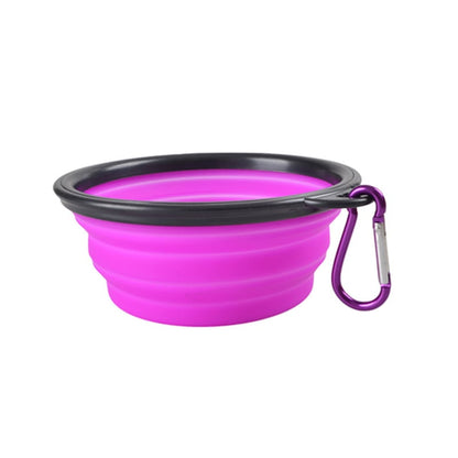 Collapsible Silicone Travel Dog Bowl