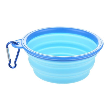 Collapsible Silicone Travel Dog Bowl