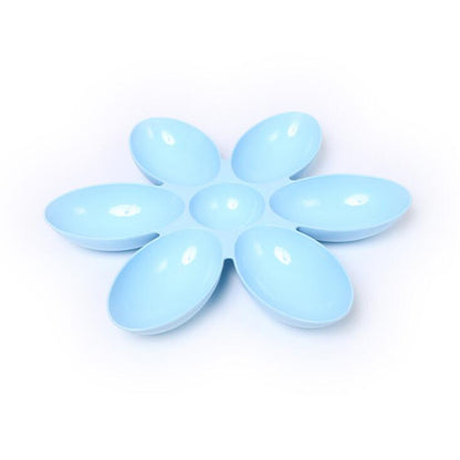 Petal-Shaped Dog Bowl Set